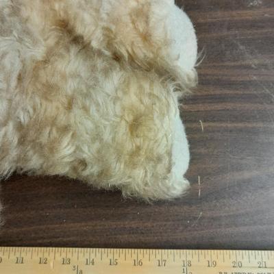 Wooden horse and Vintage teddy bear