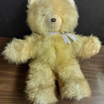 Wooden horse and Vintage teddy bear