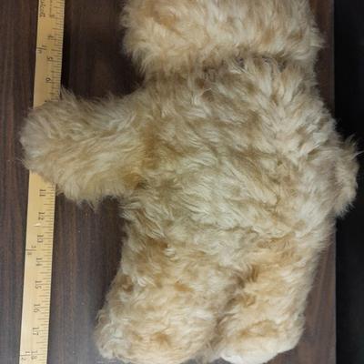 Wooden horse and Vintage teddy bear