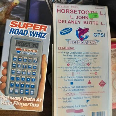 Let's go fishing! Books on fishing in Colorado, small cooler, condiment containers and more