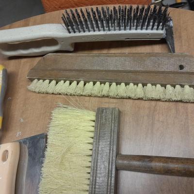 Drywall and Painting tools Many trowels, gold bond joint tape, and more