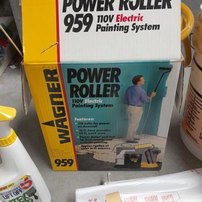 Power roller 959 Painting system with painting supplies galore!