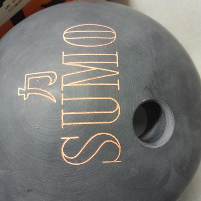 Two bowling balls for John, Sumo and Columbia