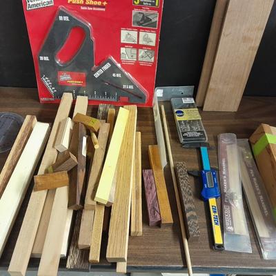 Hardwoods for crafting and woodworking, drill bits and other small tools