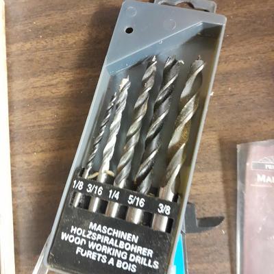 Hardwoods for crafting and woodworking, drill bits and other small tools