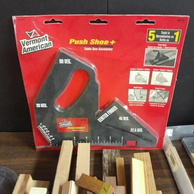 Hardwoods for crafting and woodworking, drill bits and other small tools