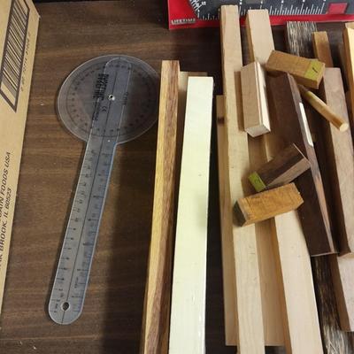 Hardwoods for crafting and woodworking, drill bits and other small tools