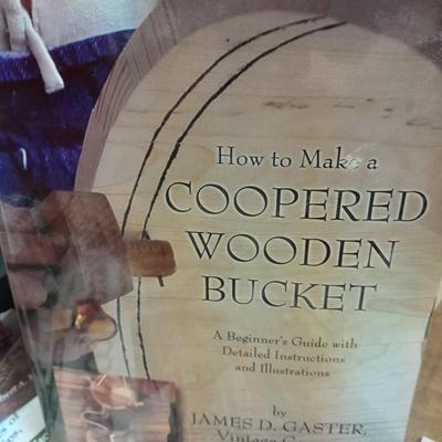 Hardback wood working books, and Woodsmith magazine back issues.