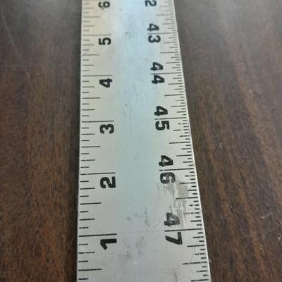 Metal "T" and Ruler Marshalltown / Johnson Level & Tool MFG. Co,