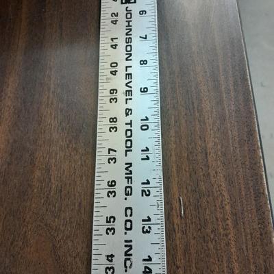 Metal "T" and Ruler Marshalltown / Johnson Level & Tool MFG. Co,