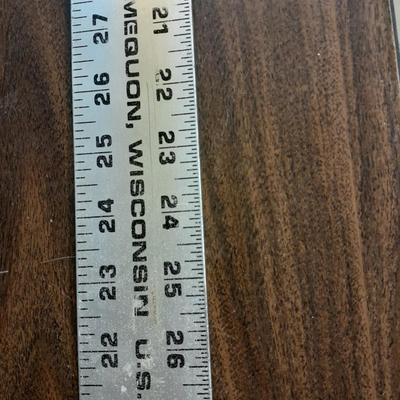Metal "T" and Ruler Marshalltown / Johnson Level & Tool MFG. Co,