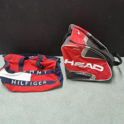 Tommy Hilfiger duffle bag with HEAD gear Snowboarding / Skiing boot bag