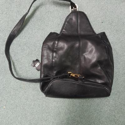 Rattan wicker bag and two purses. Genuine leather