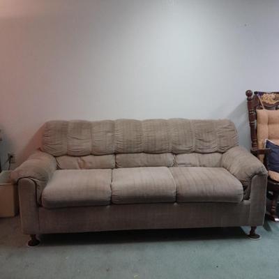 Brown Hide a bed sofa mattress still in plastic