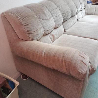 Brown Hide a bed sofa mattress still in plastic