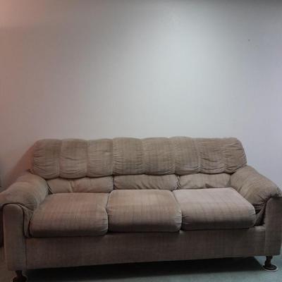 Brown Hide a bed sofa mattress still in plastic