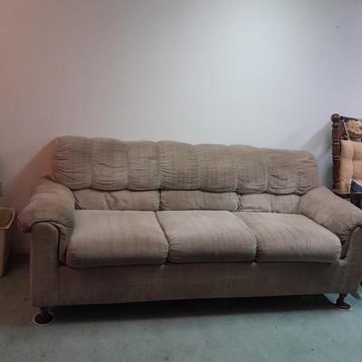 Brown Hide a bed sofa mattress still in plastic