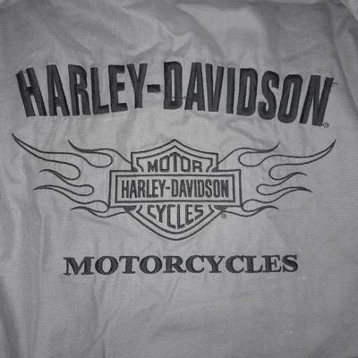Hooded Harley Davidson Motorcycles Jacket with zip off sleeves