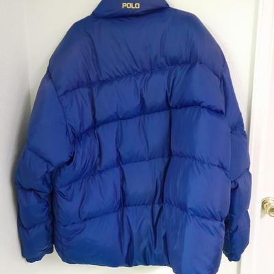 Blue Down Ralph Lauren POLO Sport coat Size XXL
