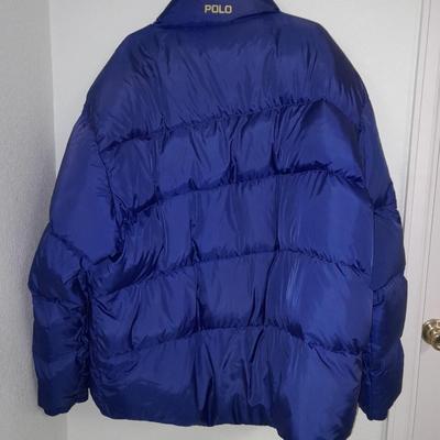 Blue Down Ralph Lauren POLO Sport coat Size XXL