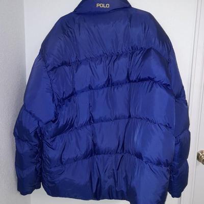 Blue Down Ralph Lauren POLO Sport coat Size XXL
