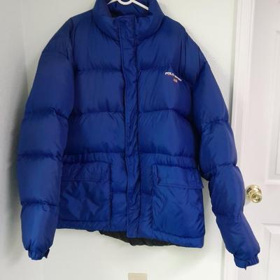 Blue Down Ralph Lauren POLO Sport coat Size XXL