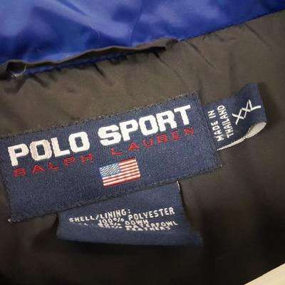 Blue Down Ralph Lauren POLO Sport coat Size XXL