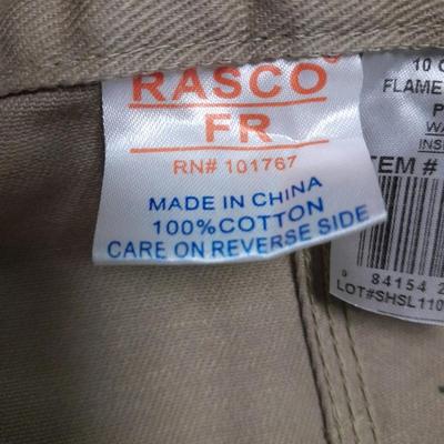 Four pairs of Men's work Jeans Rasco FR, Wrangler, Size 46 x 30 & 40 x 32