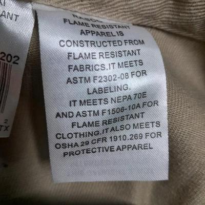 Four pairs of Men's work Jeans Rasco FR, Wrangler, Size 46 x 30 & 40 x 32