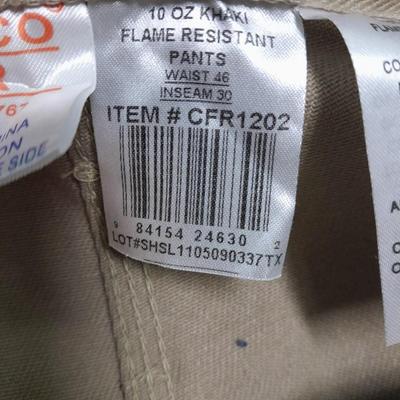 Four pairs of Men's work Jeans Rasco FR, Wrangler, Size 46 x 30 & 40 x 32