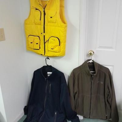 Men's Triple five Down Vest XL and two Jackets