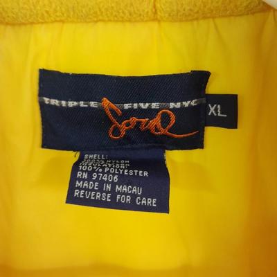 Men's Triple five Down Vest XL and two Jackets