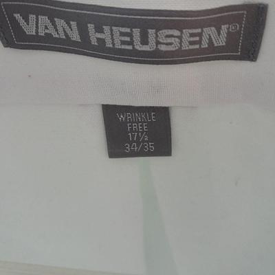 Eight Men's long sleeve button up shirts