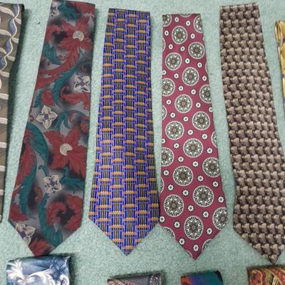 Fourteen Neckties CU Buffs, Fun designs and colors Bill Blass, Grant, Executive Collection and more