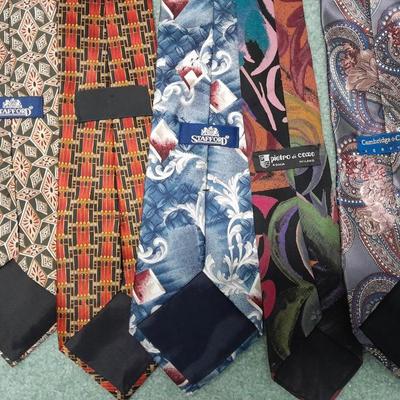Fourteen Neckties CU Buffs, Fun designs and colors Bill Blass, Grant, Executive Collection and more