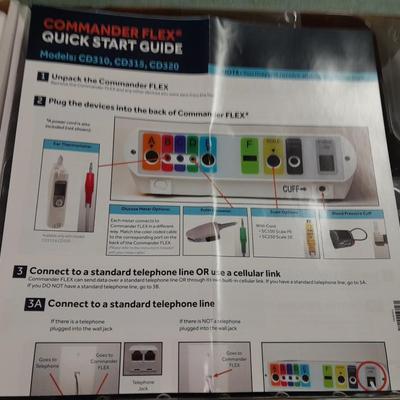 Medtronic Commander Flex blood pressure monitor and SC250 Scale