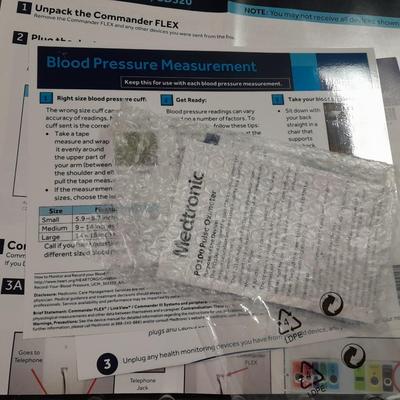 Medtronic Commander Flex blood pressure monitor and SC250 Scale
