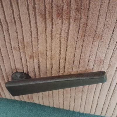 LA-Z-BOY Chair Company Recliner with Rock and swivel too and floor lamp