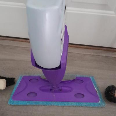 Floor mop, duster and small push broom