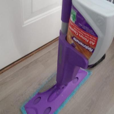 Floor mop, duster and small push broom