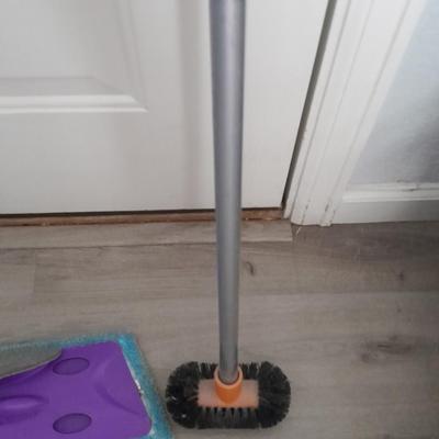 Floor mop, duster and small push broom