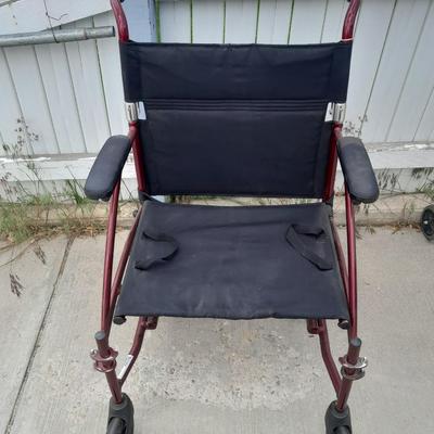 Drive folding Fly-lightweight Transport mobility wheelchair.