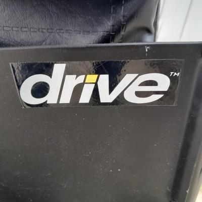 Drive folding Mobility chair wheelchair with removable leg rests.