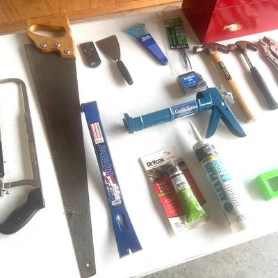 TOOL LOT with Toolbox