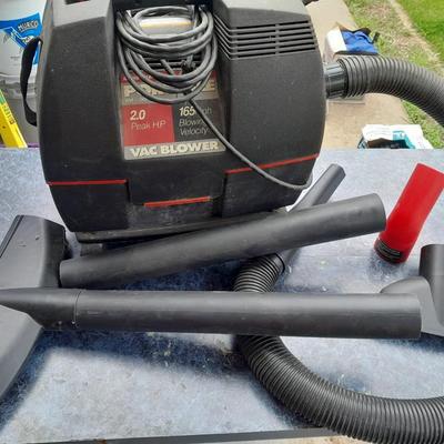 Sears Craftsman Portable Vac Blower with Attachments