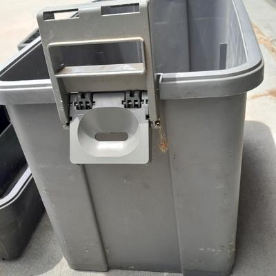 Craftsman multi-level step stool toolbox with wooden handled trowels and tools