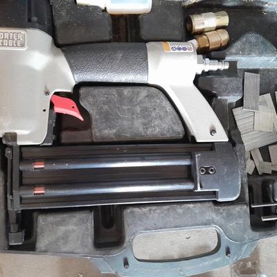 Porter Cable Brad Nailer in case with Brads