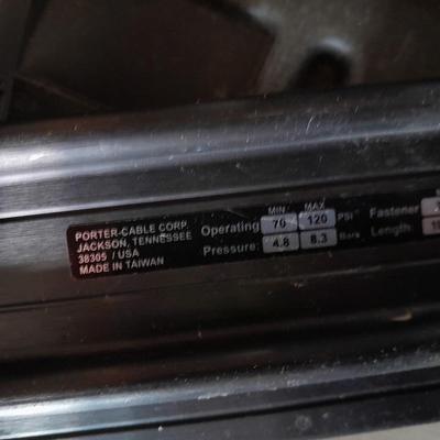 Porter Cable Brad Nailer in case with Brads