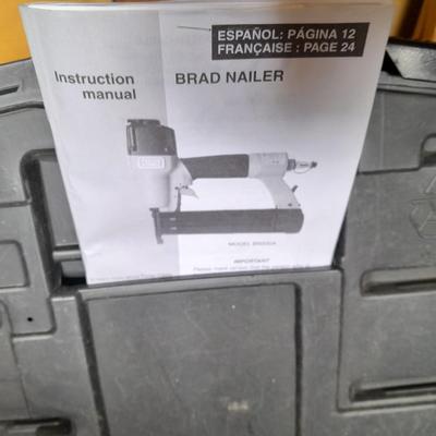 Porter Cable Brad Nailer in case with Brads