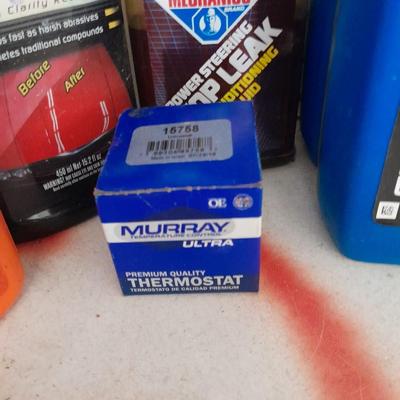 Automobile chemicals, and a Grease gun